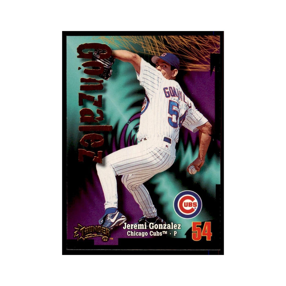 1998 Skybox Thunder Jeremi Gonzalez Baseball Cards #288