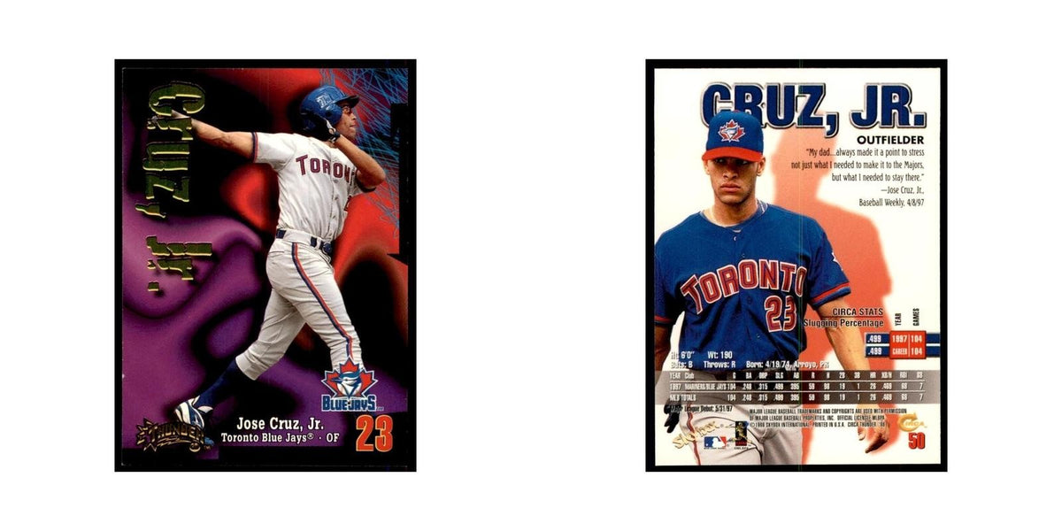 1998 Skybox Thunder Jose Cruz Jr. Baseball Cards #50