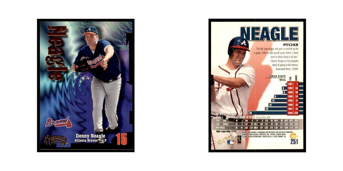 1998 Skybox Thunder Denny Neagle Baseball Cards #251