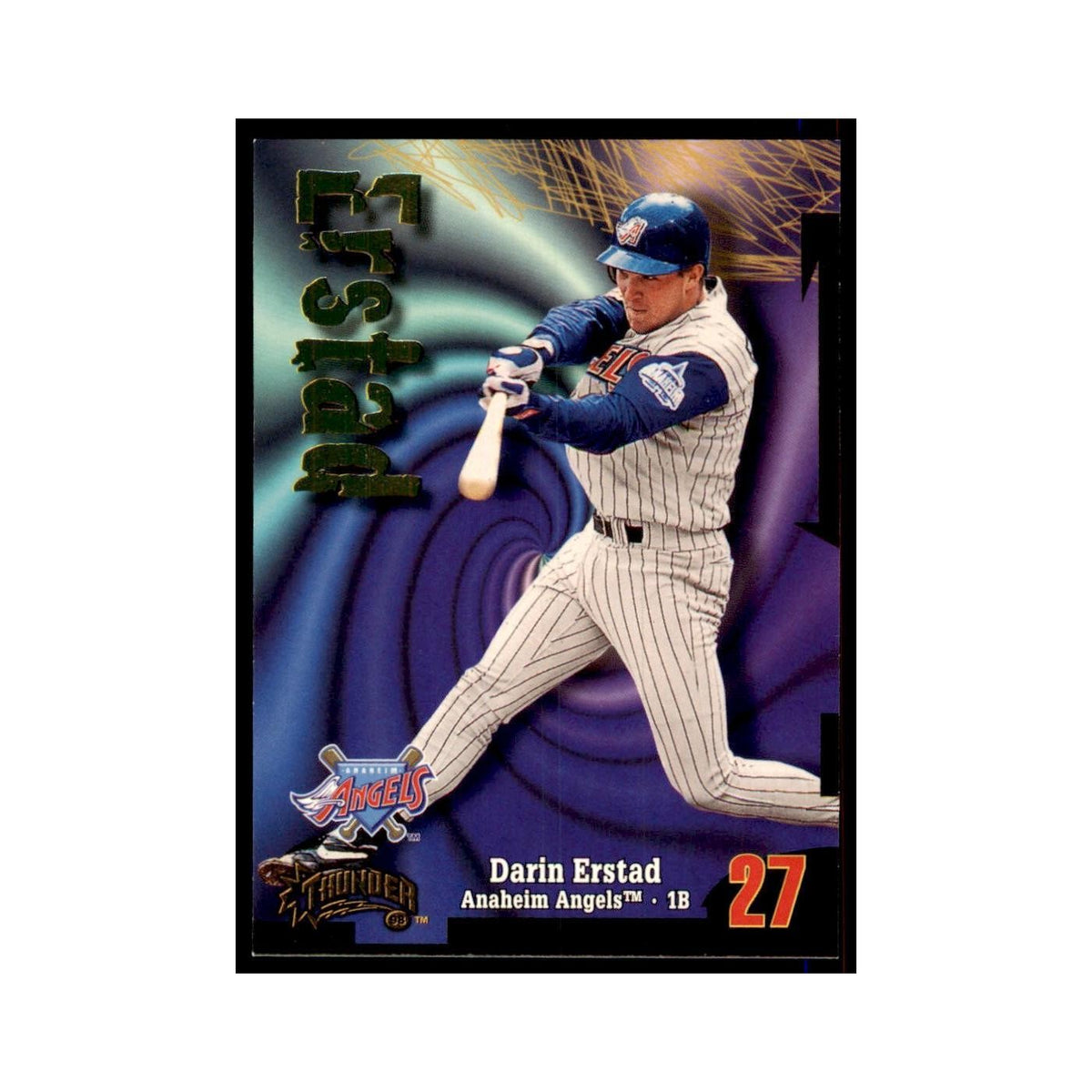 1998 Skybox Thunder Darin Erstad Baseball Cards #281