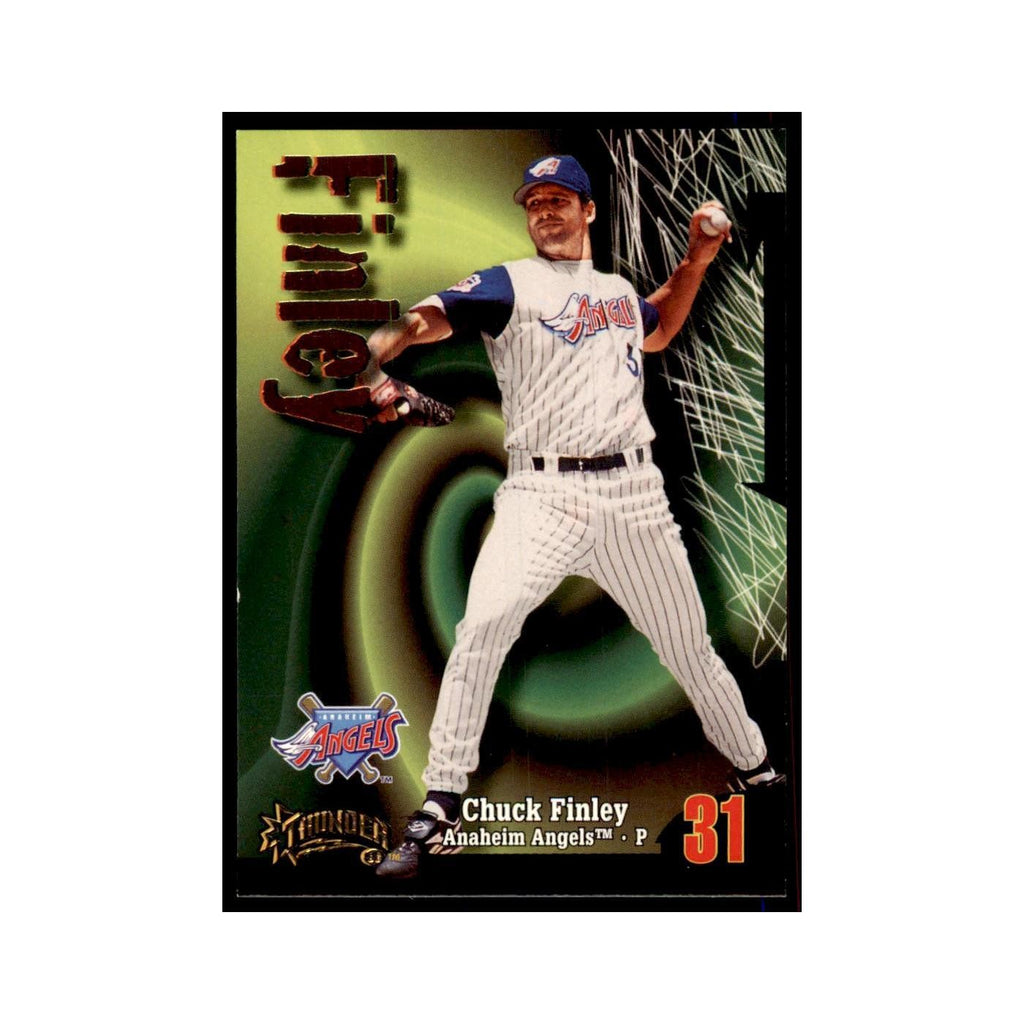 1998 Skybox Thunder Chuck Finley Baseball Cards #179