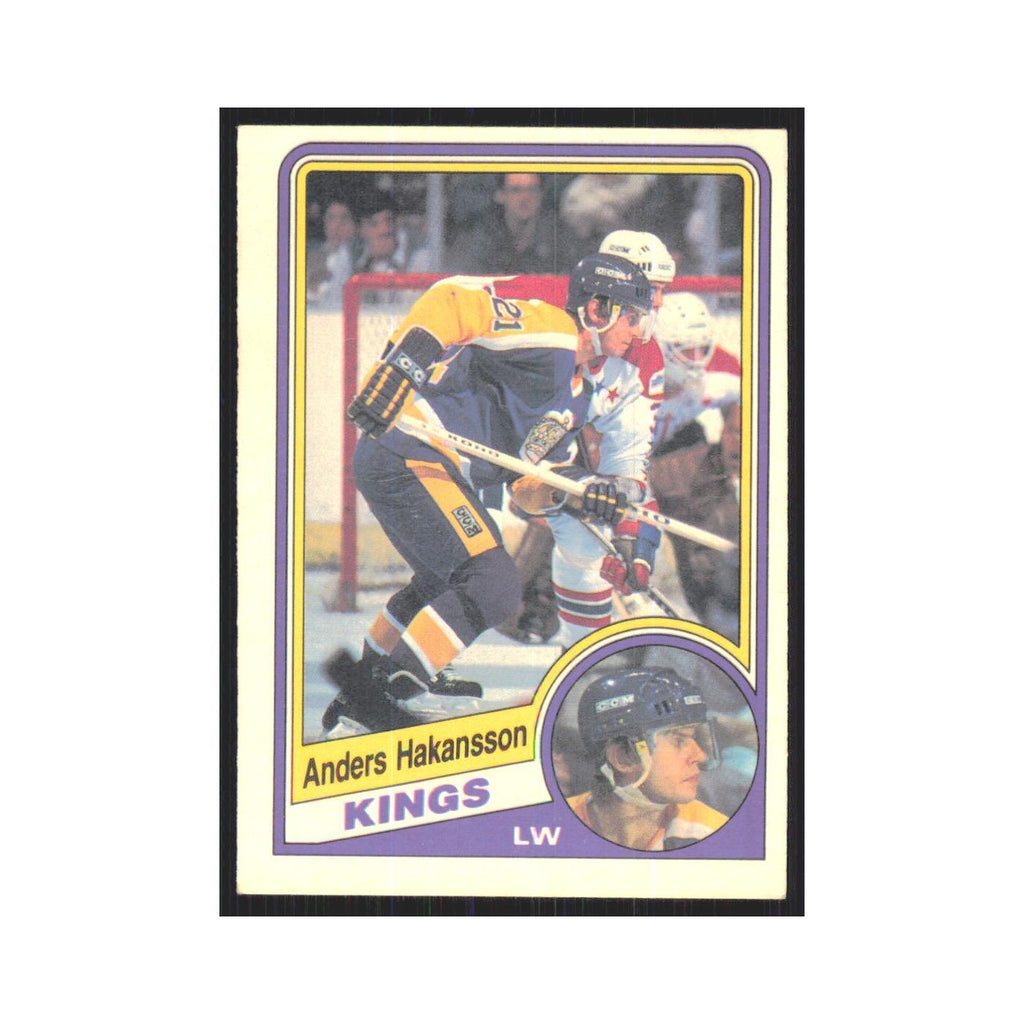 1984 O-Pee-Chee Anders Hakansson Los Angeles Kings #85