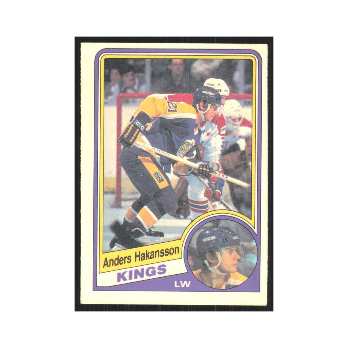 1984 O-Pee-Chee Anders Hakansson Los Angeles Kings #85