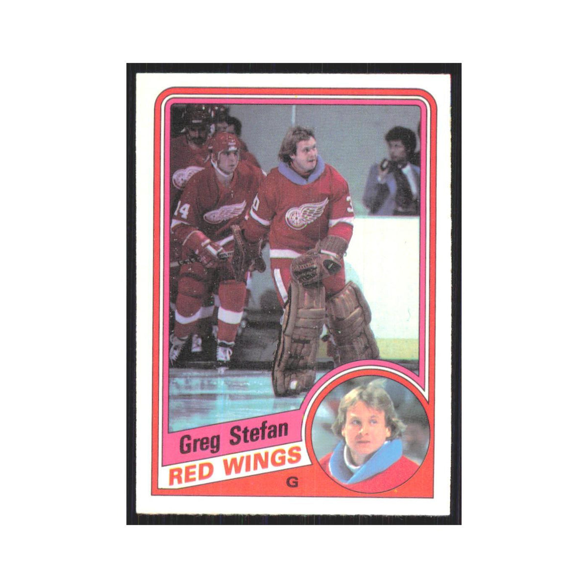 1984 O-Pee-Chee Greg Stefan Detroit Red Wings #65