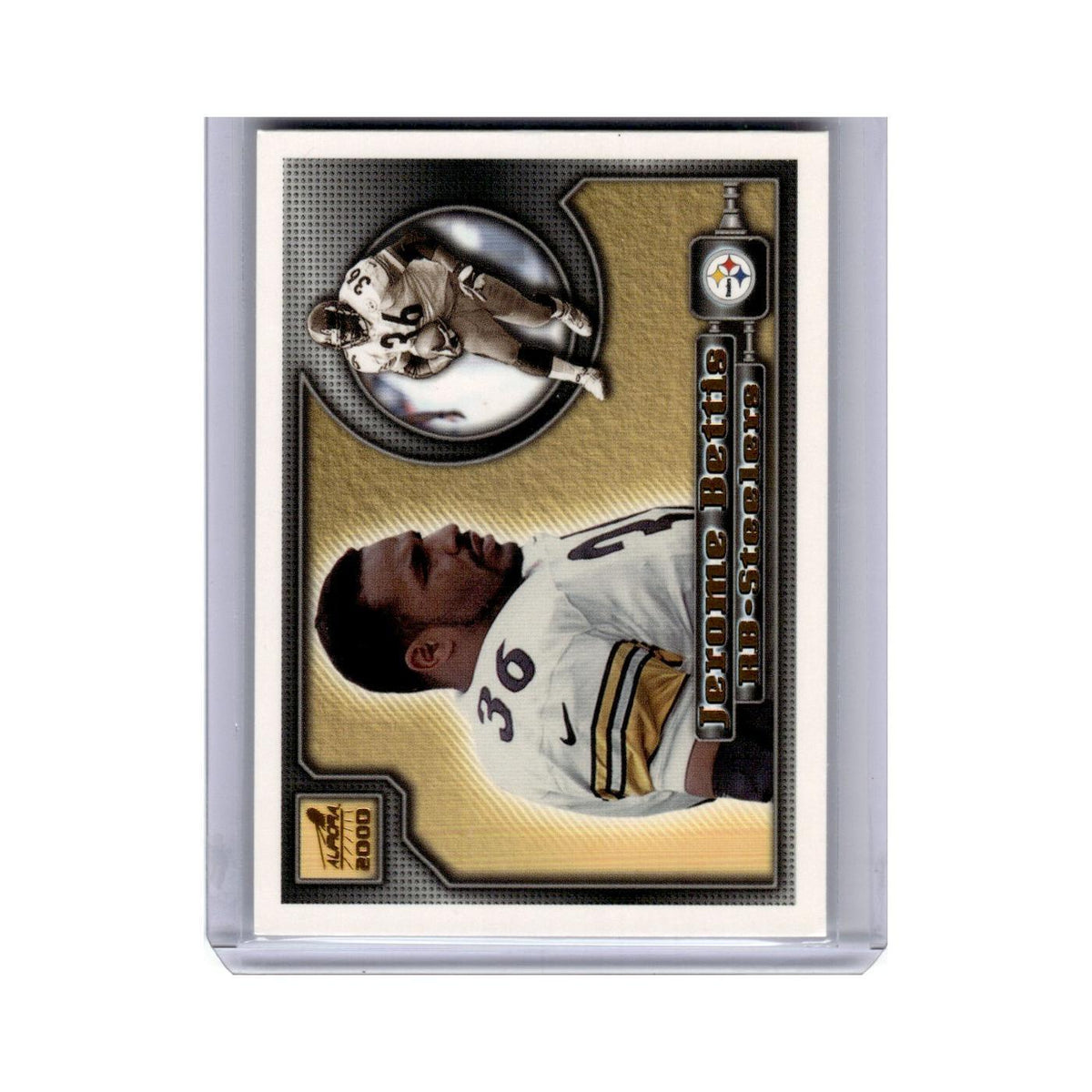 Jerome Bettis 2000 Pacific Aurora #110 Pittsburgh Steelers Football Card NM