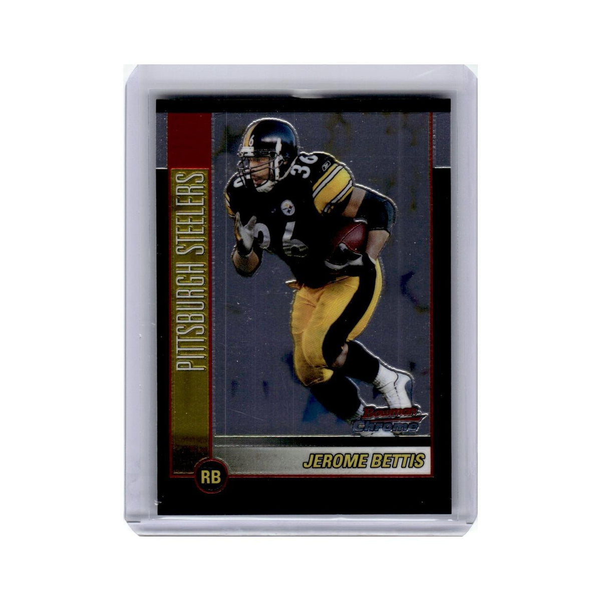 Jerome Bettis 2002 Bowman #92 Pittsburgh Steelers Football Card NM