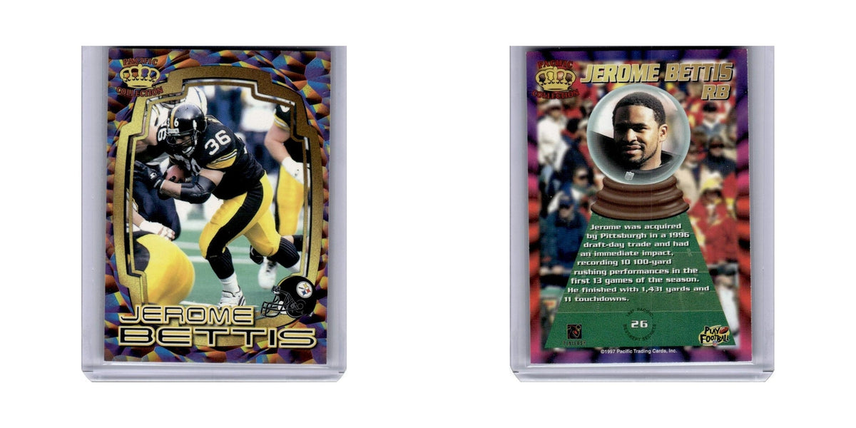 Jerome Bettis 1997 Pacific #26 Pittsburgh Steelers Football Card NM