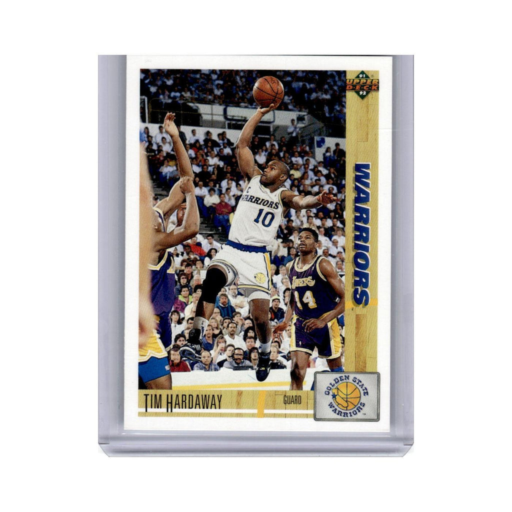 Tim Hardaway 1991 Upper Deck #243 Golden State Warriors Basketball Card NM