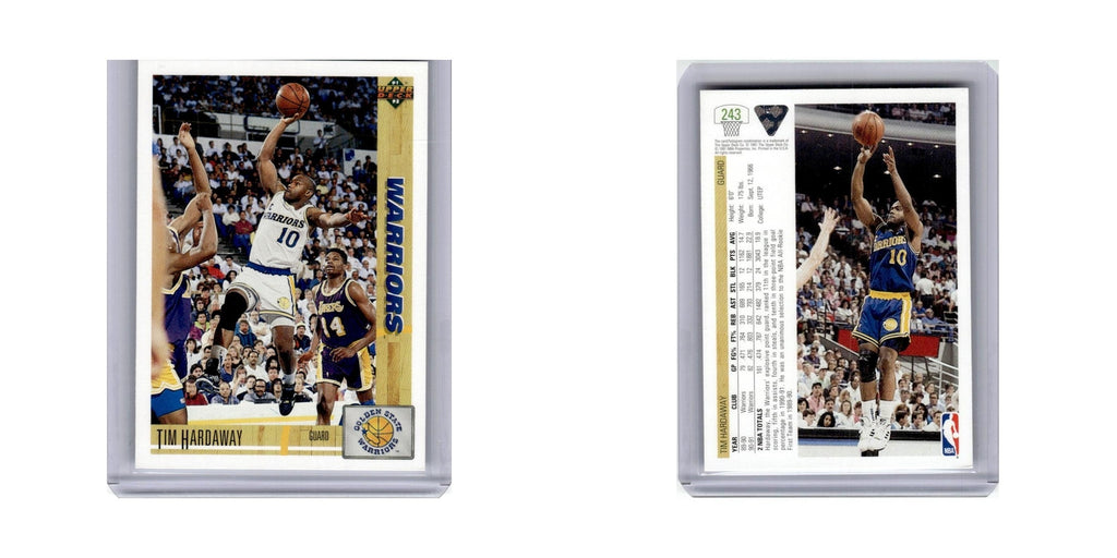 Tim Hardaway 1991 Upper Deck #243 Golden State Warriors Basketball Card NM