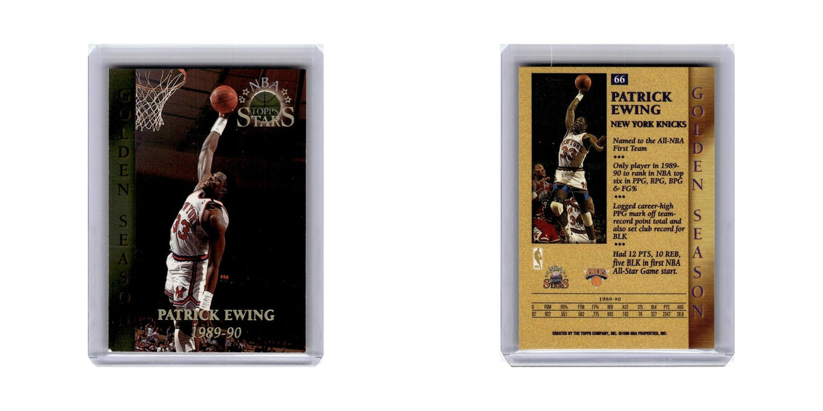 Patrick Ewing 1996 Topps Stars #66 New York Knicks Basketball Card NM