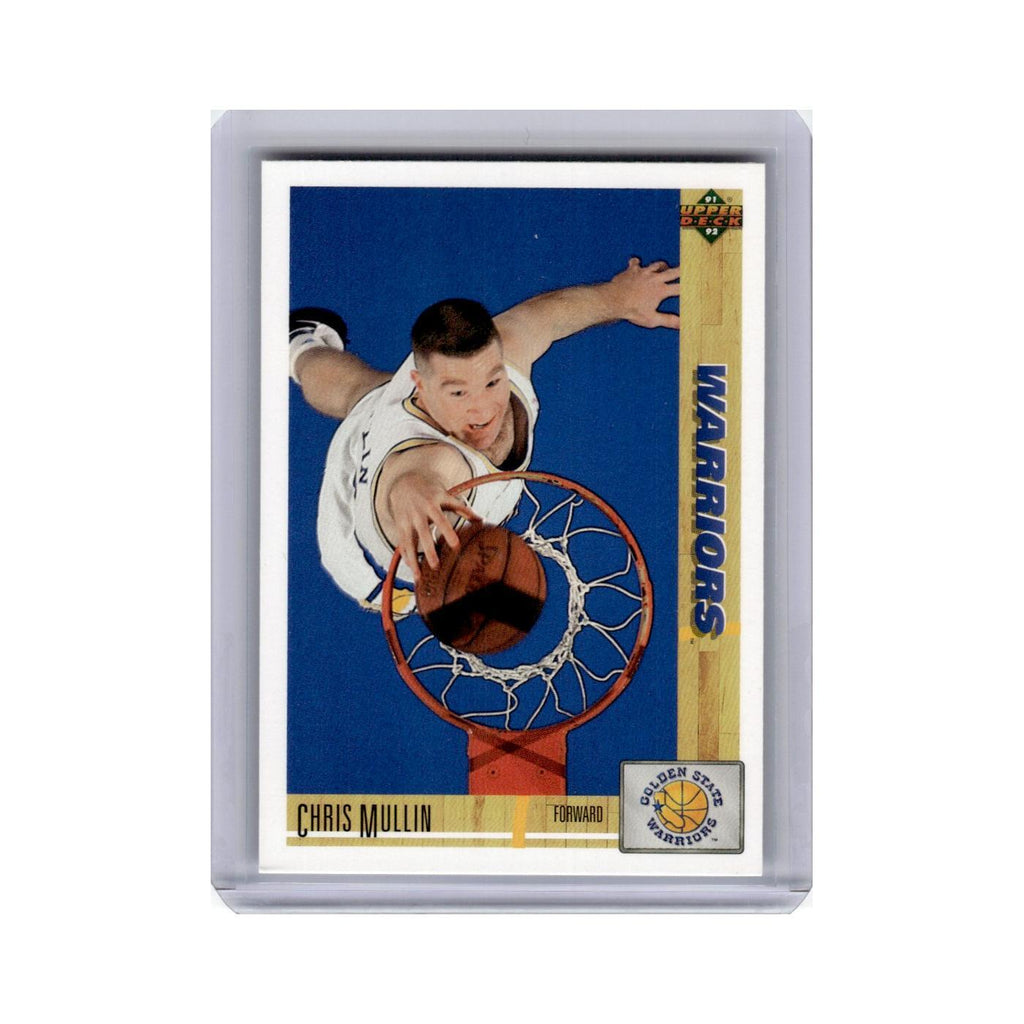 Chris Mullin 1991 Upper Deck #245 Golden State Warriors Basketball Card NM
