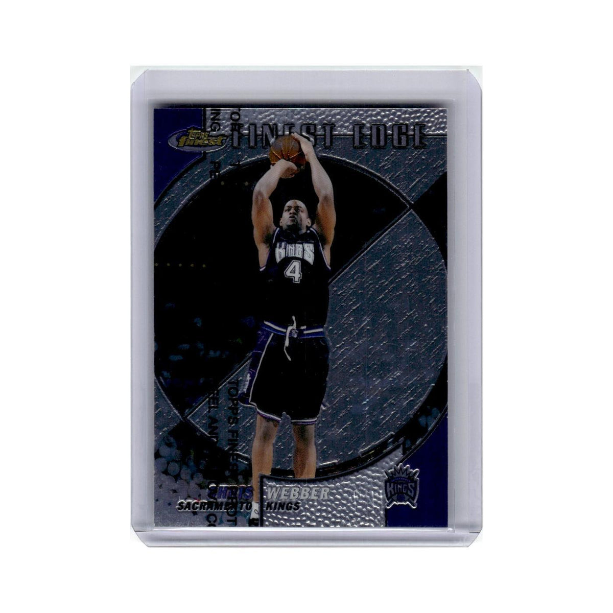 Chris Webber 1999 Topps Finest #248 Sacramento Kings Basketball Card NM