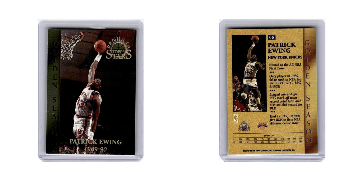 Patrick Ewing 1996 Topps Stars #66 New York Knicks Basketball Card NM