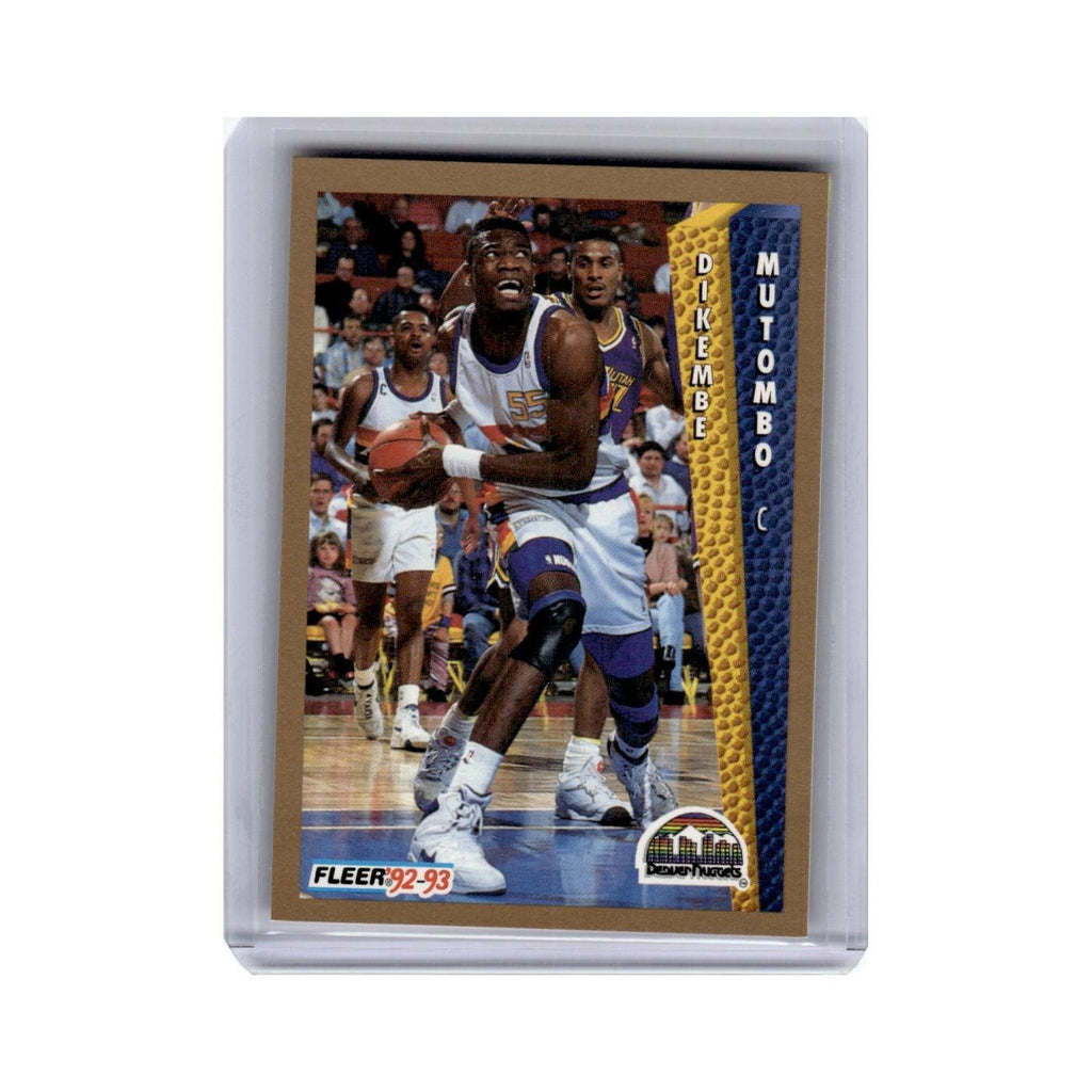 Dikembe Mutombo 1992 Fleer #60 Denver Nuggets Basketball Card NM