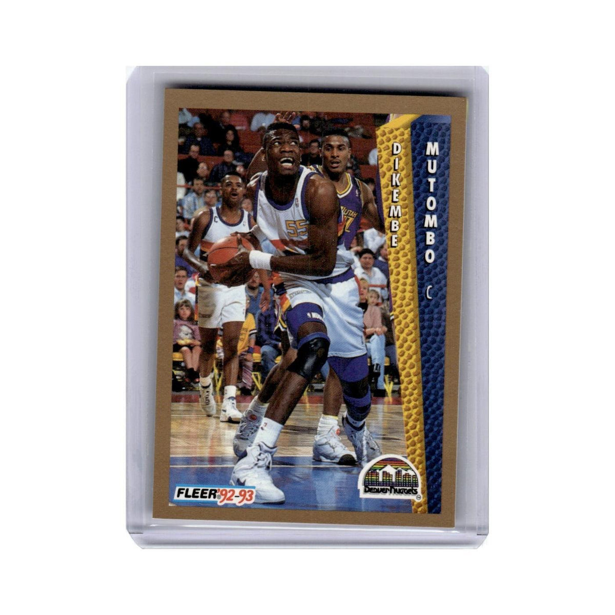 Dikembe Mutombo 1992 Fleer #60 Denver Nuggets Basketball Card NM