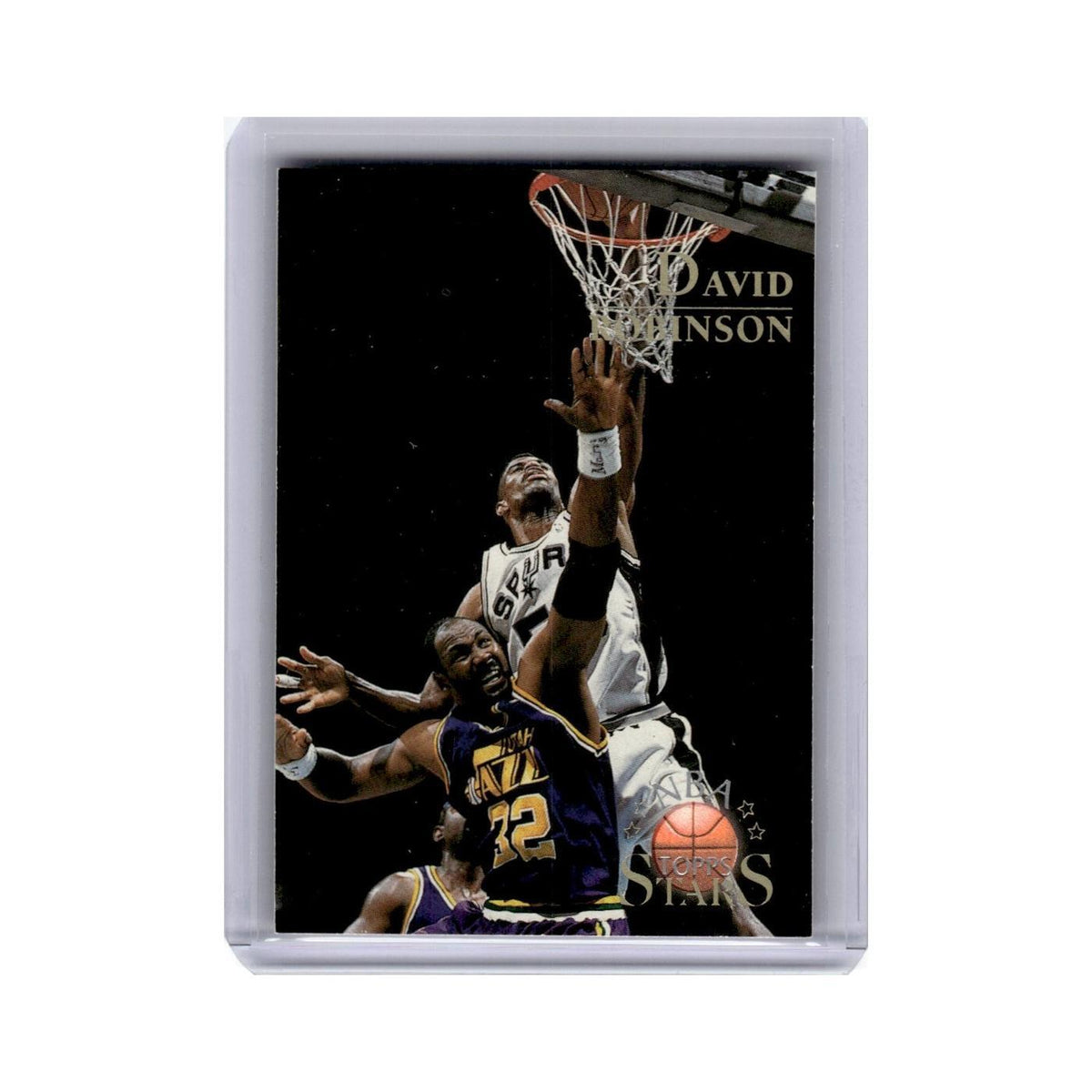 David Robinson 1996 Topps Stars #139 San Antonio Spurs Basketball Card NM