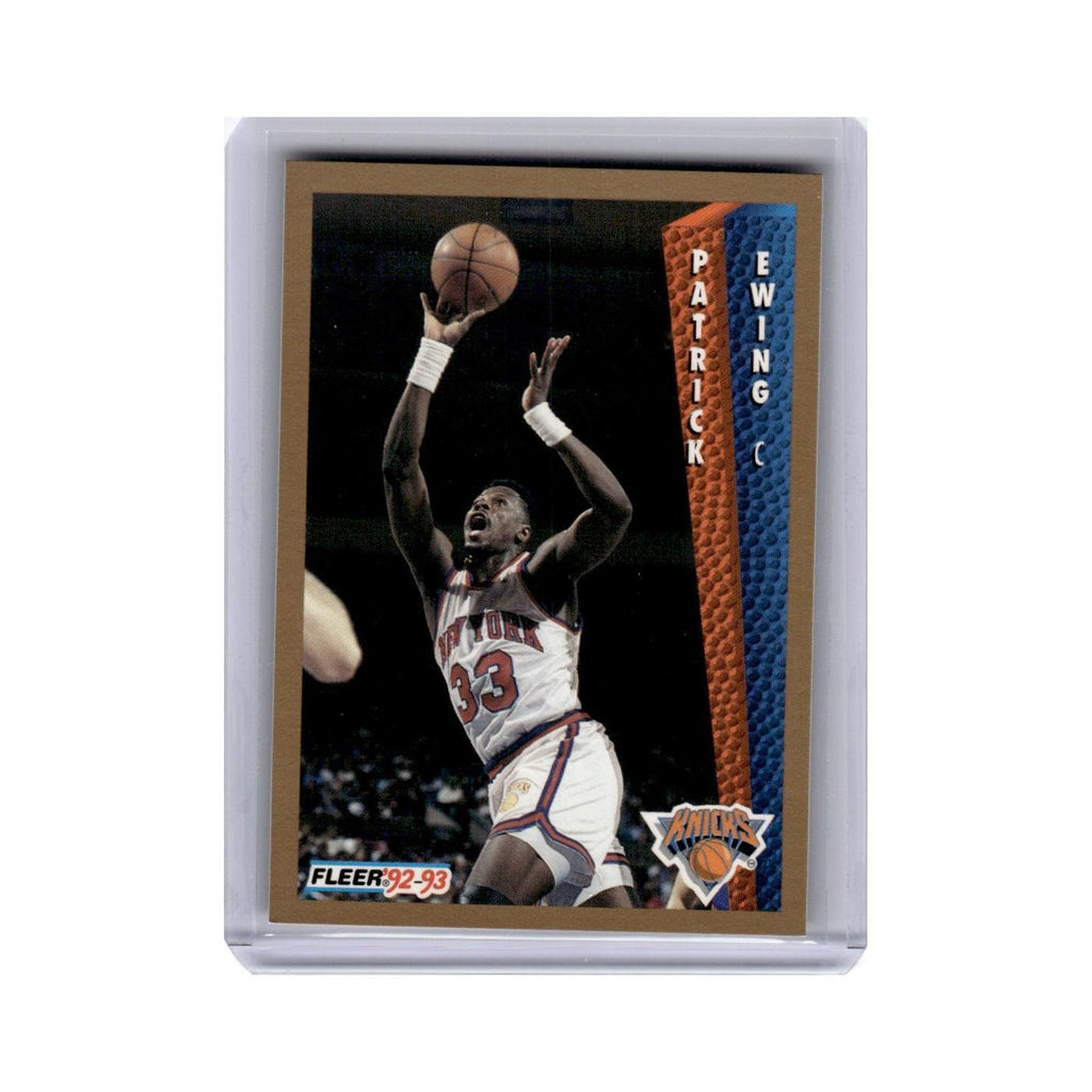 Patrick Ewing 1992 Fleer #150 New York Knicks Basketball Card NM