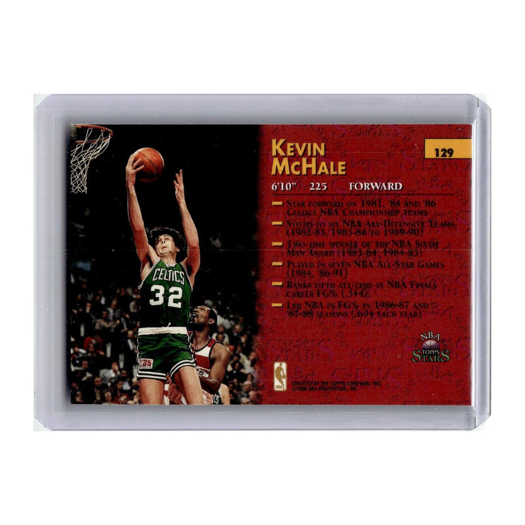 Kevin McHale 1996 Topps Stars #129 Boston Celtics Basketball Card NM