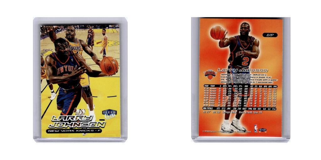 Larry Johnson 1999 Fleer Ultra #17 New York Knicks Basketball Card NM