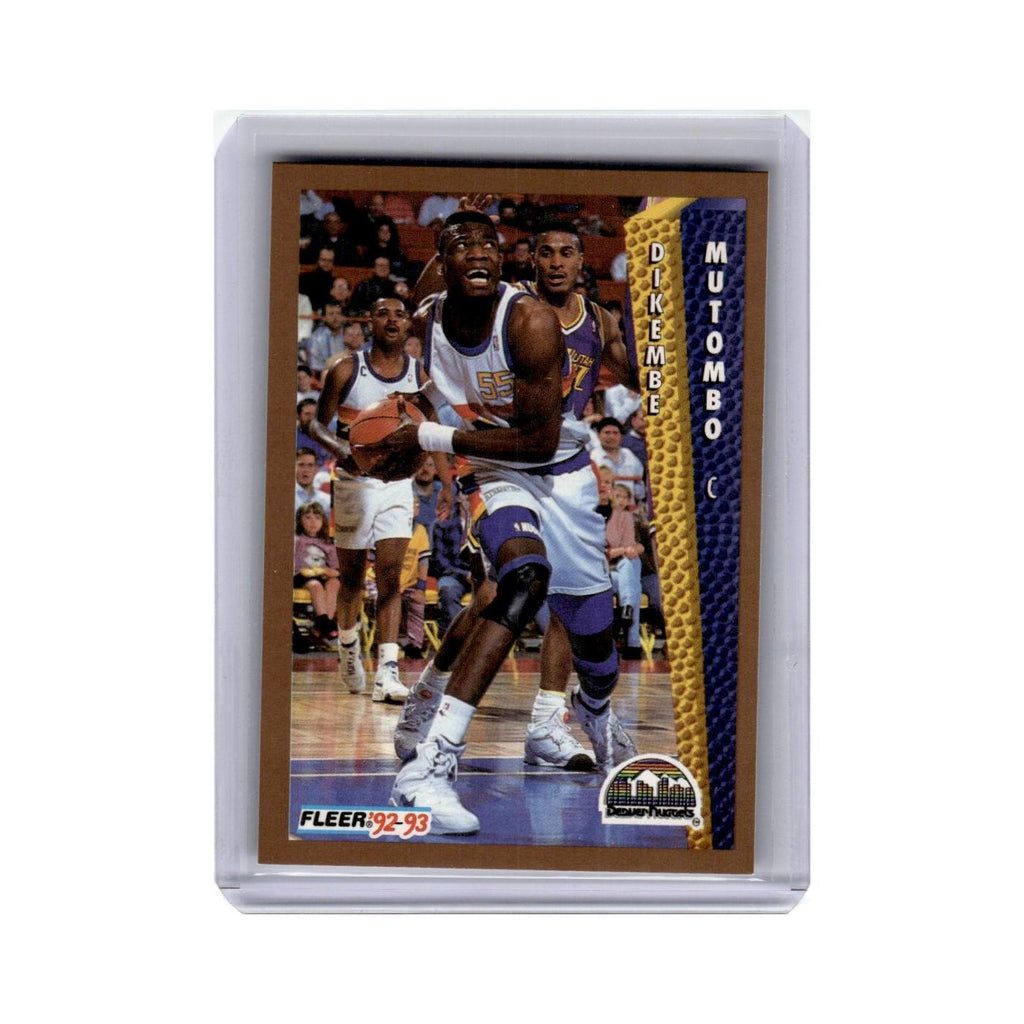 Dikembe Mutombo 1992 Fleer #60 Denver Nuggets Basketball Card NM