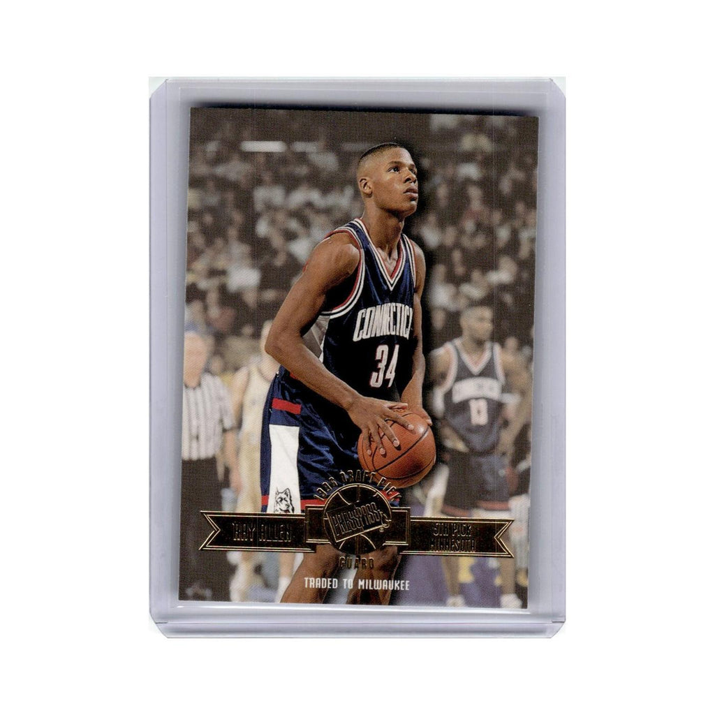 Ray Allen 1996 Press Pass #5 Connecticut Huskies Basketball Card NM