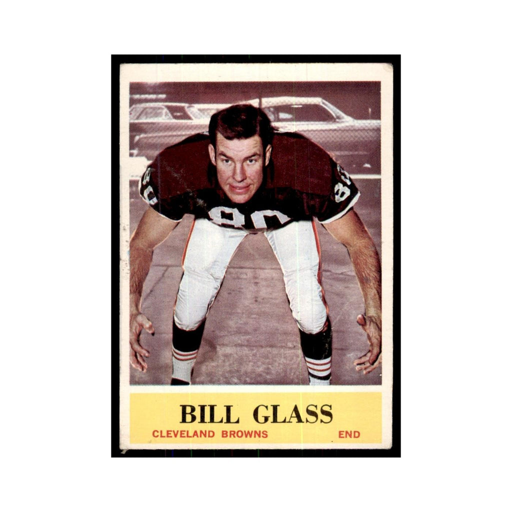 1964 Philadelphia Bill Glass Football Cards #34