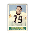 1964 Philadelphia Lou Michaels Football Cards #147