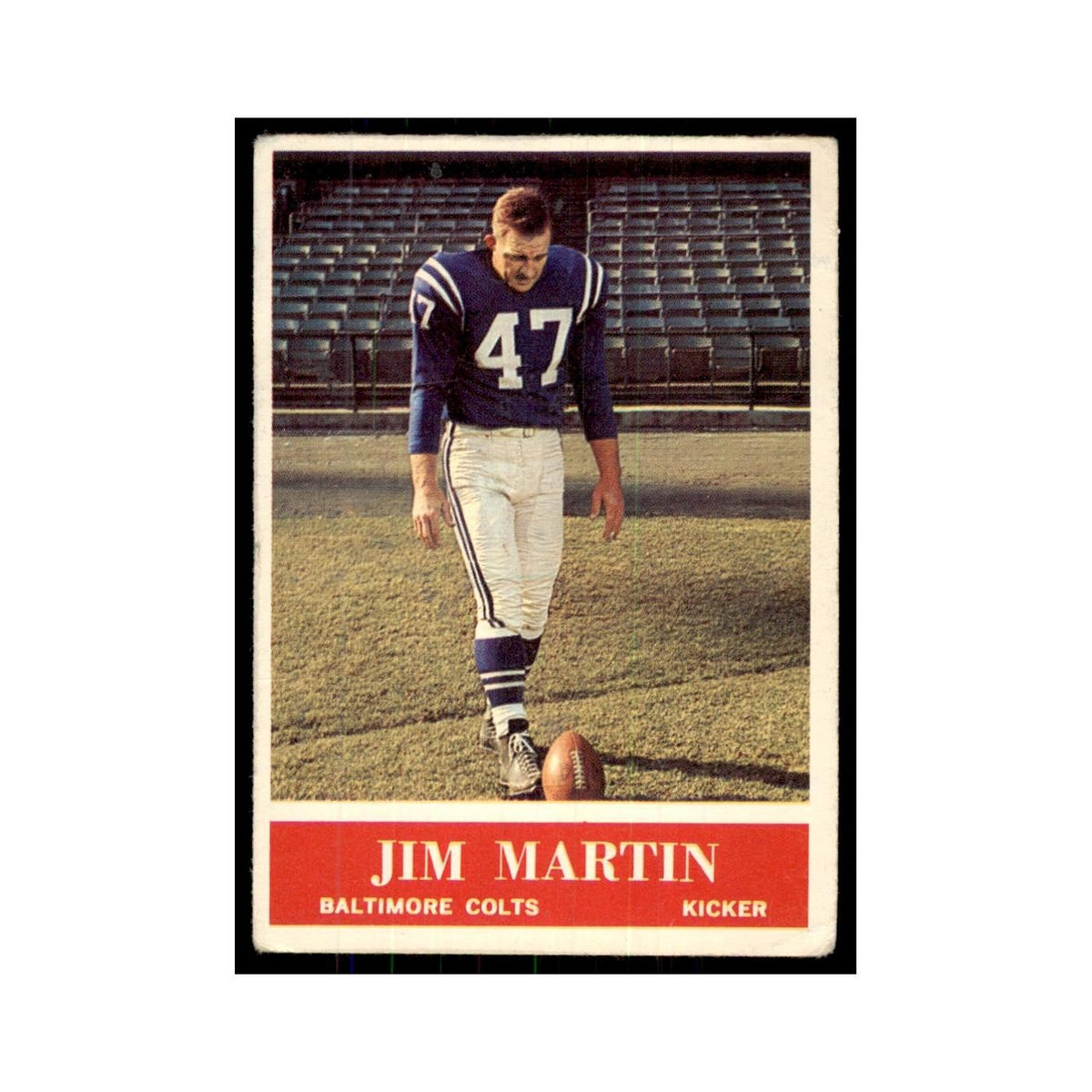 1964 Philadelphia Jim Martin Football Cards #5