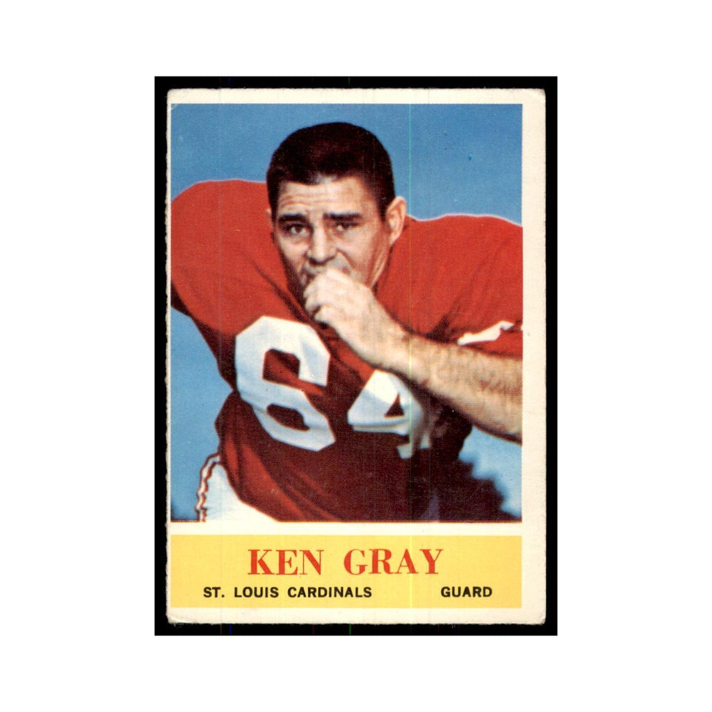 1964 Philadelphia Ken Gray Football Cards #172