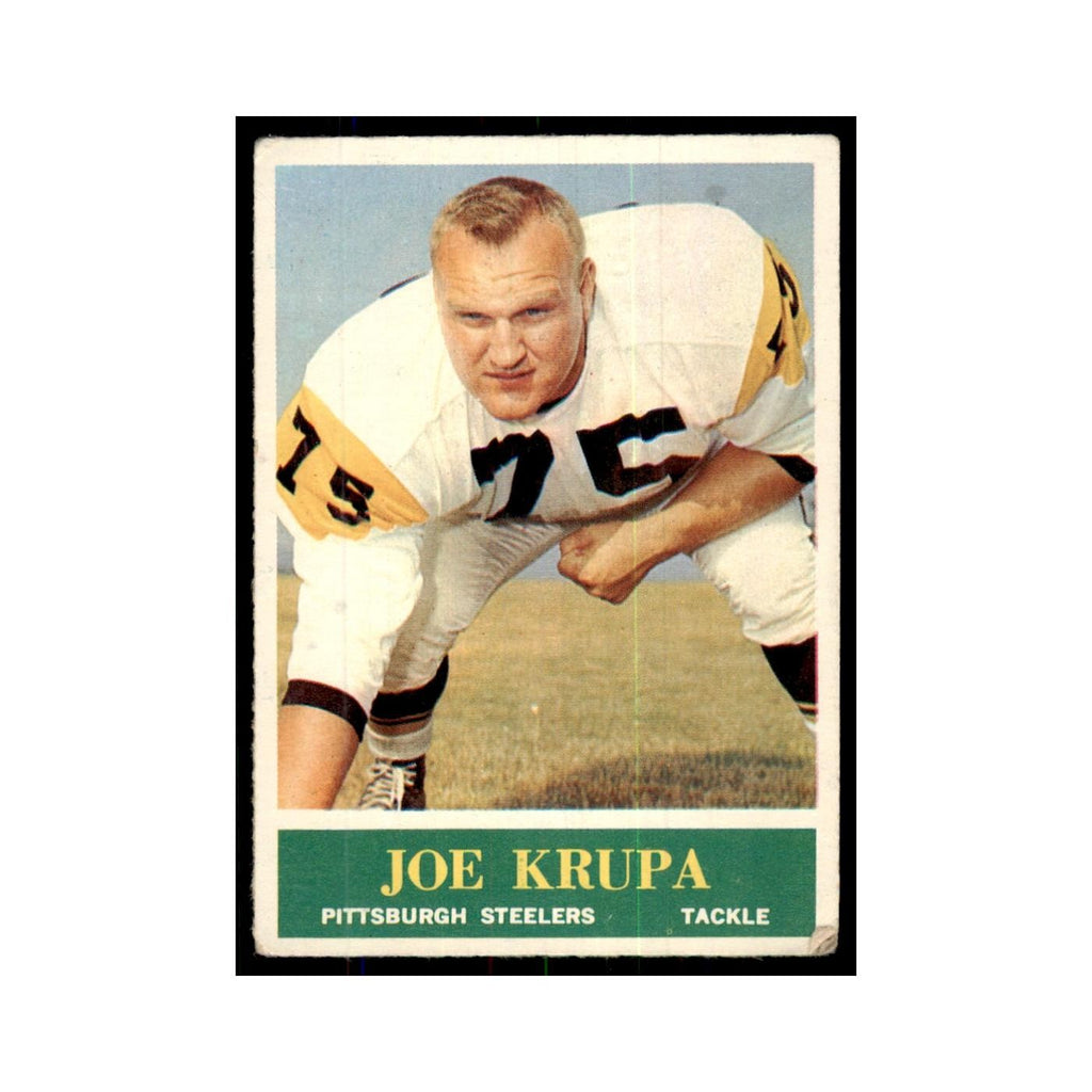 1964 Philadelphia Joe Krupa Football Cards #145