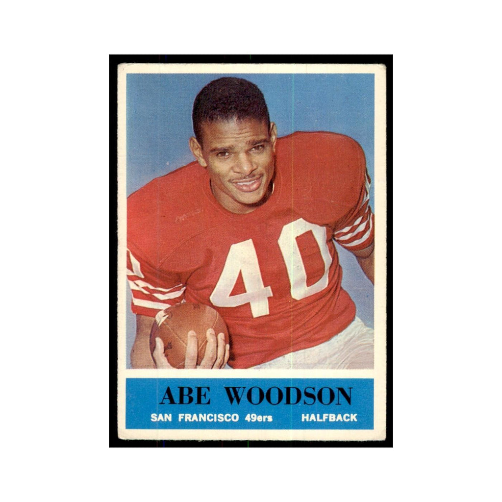 1964 Philadelphia Abe Woodson Football Cards #166
