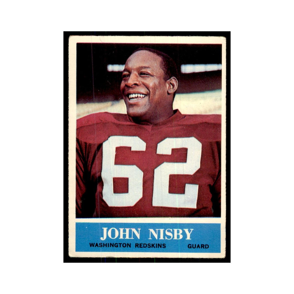 1964 Philadelphia John Nisby Football Cards #190
