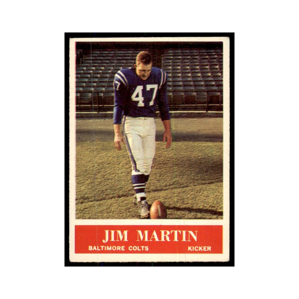 1964 Philadelphia Jim Martin Football Cards #5