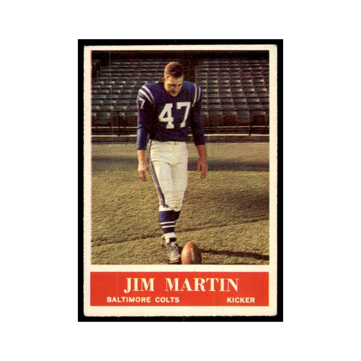 1964 Philadelphia Jim Martin Football Cards #5