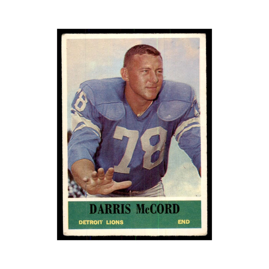 1964 Philadelphia Darris McCord Football Cards #64