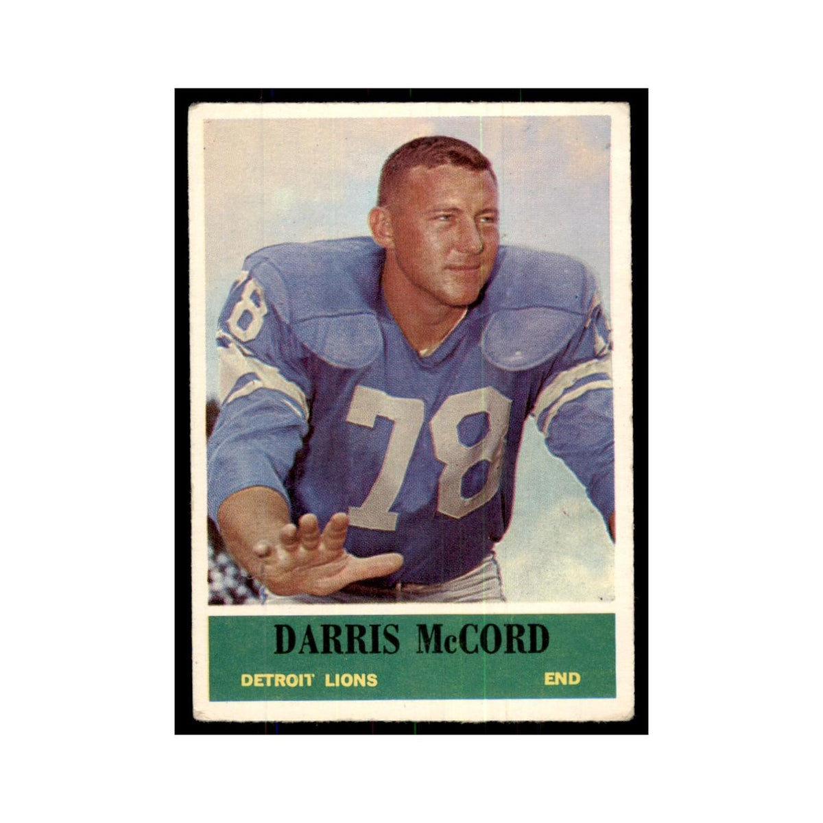 1964 Philadelphia Darris McCord Football Cards #64