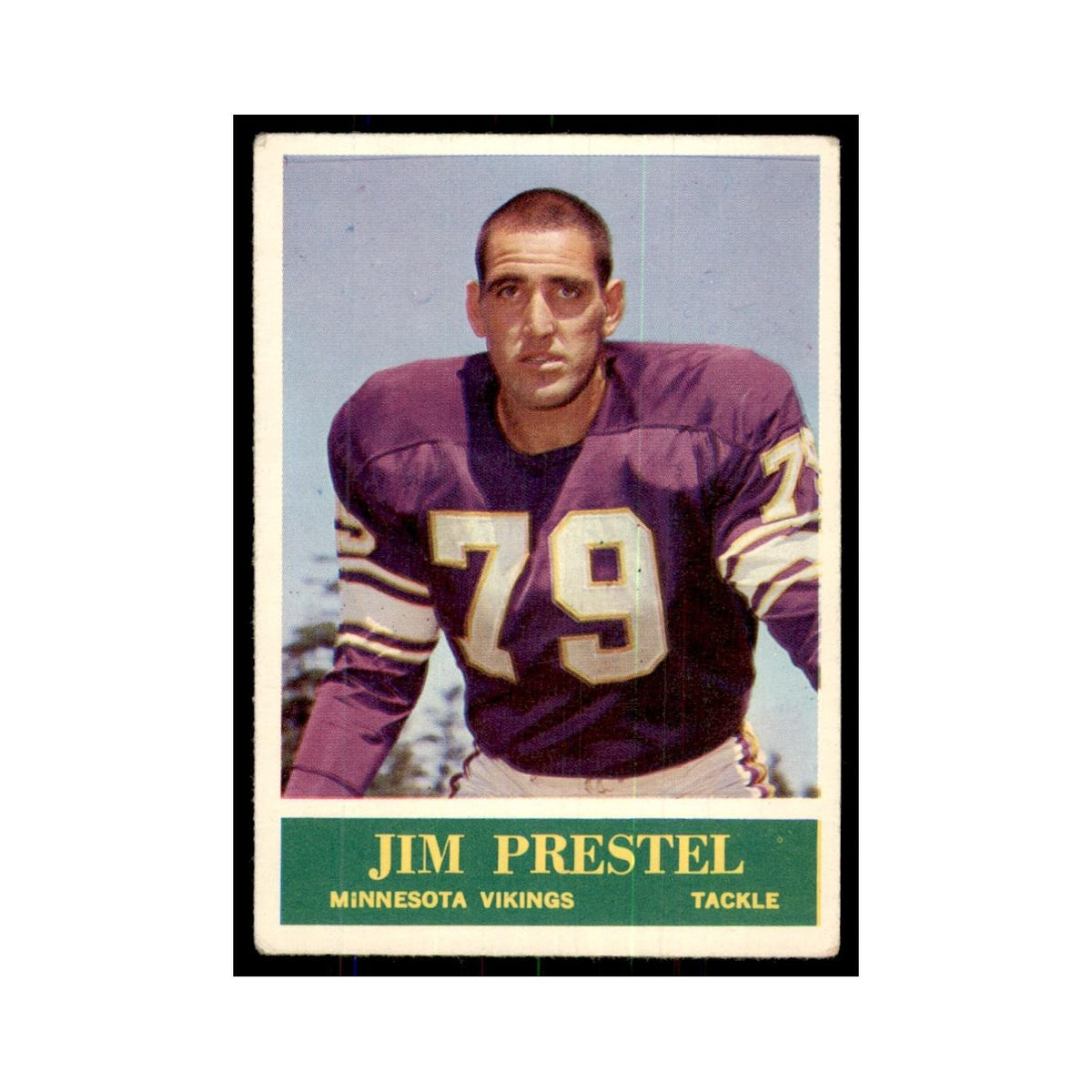 1964 Philadelphia Jim Prestel Football Cards #106