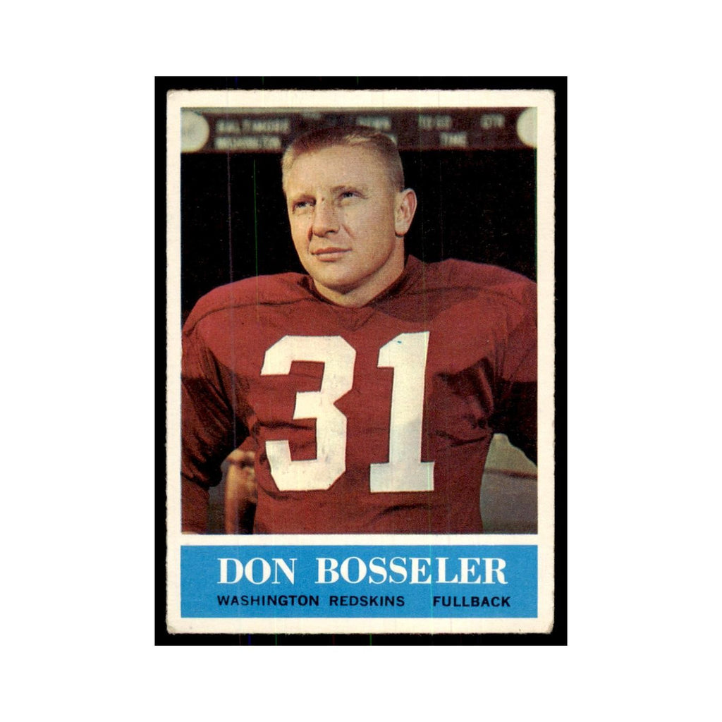 1964 Philadelphia Don Bosseler Football Cards #184