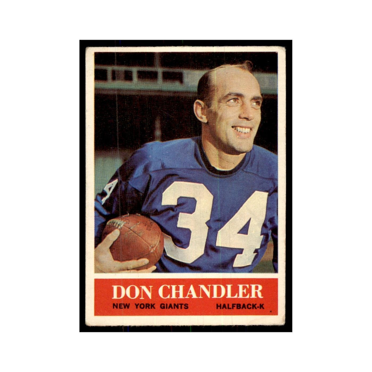 1964 Philadelphia Don Chandler Football Cards #115