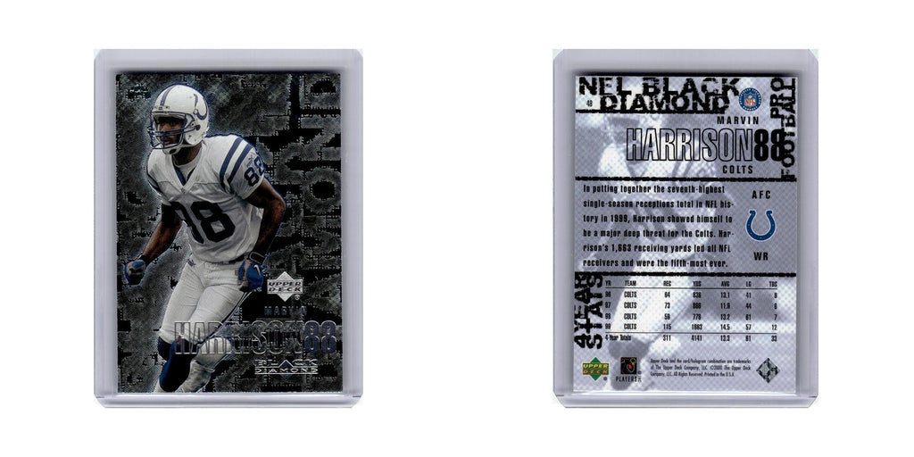 Marvin Harrison 2000 Upper Deck Black Diamond #48 Indianapolis Colts NM