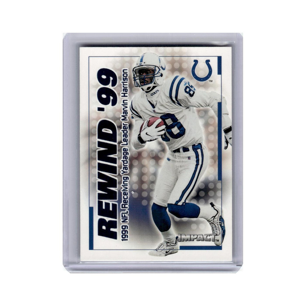 Marvin Harrison 2000 Impact Rewind #37RN Indianapolis Colts Football Card NM