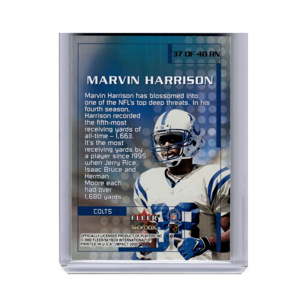 Marvin Harrison 2000 Impact Rewind #37RN Indianapolis Colts Football Card NM