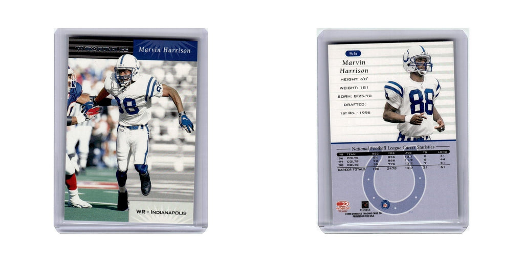 Marvin Harrison 1999 Donruss #56 Indianapolis Colts Football Card NM
