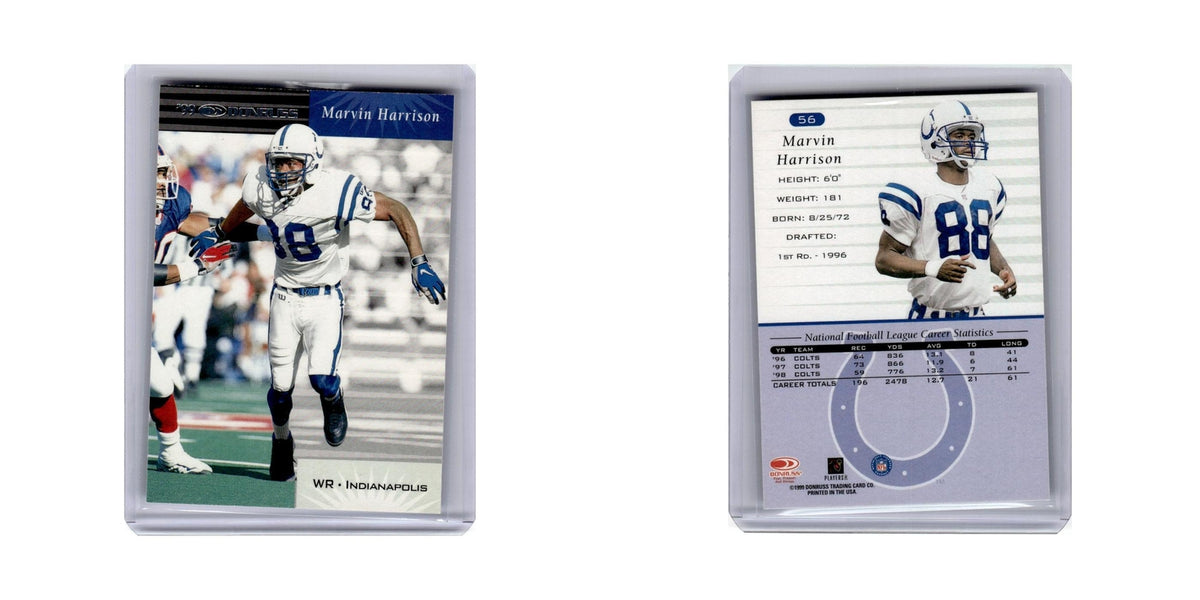 Marvin Harrison 1999 Donruss #56 Indianapolis Colts Football Card NM