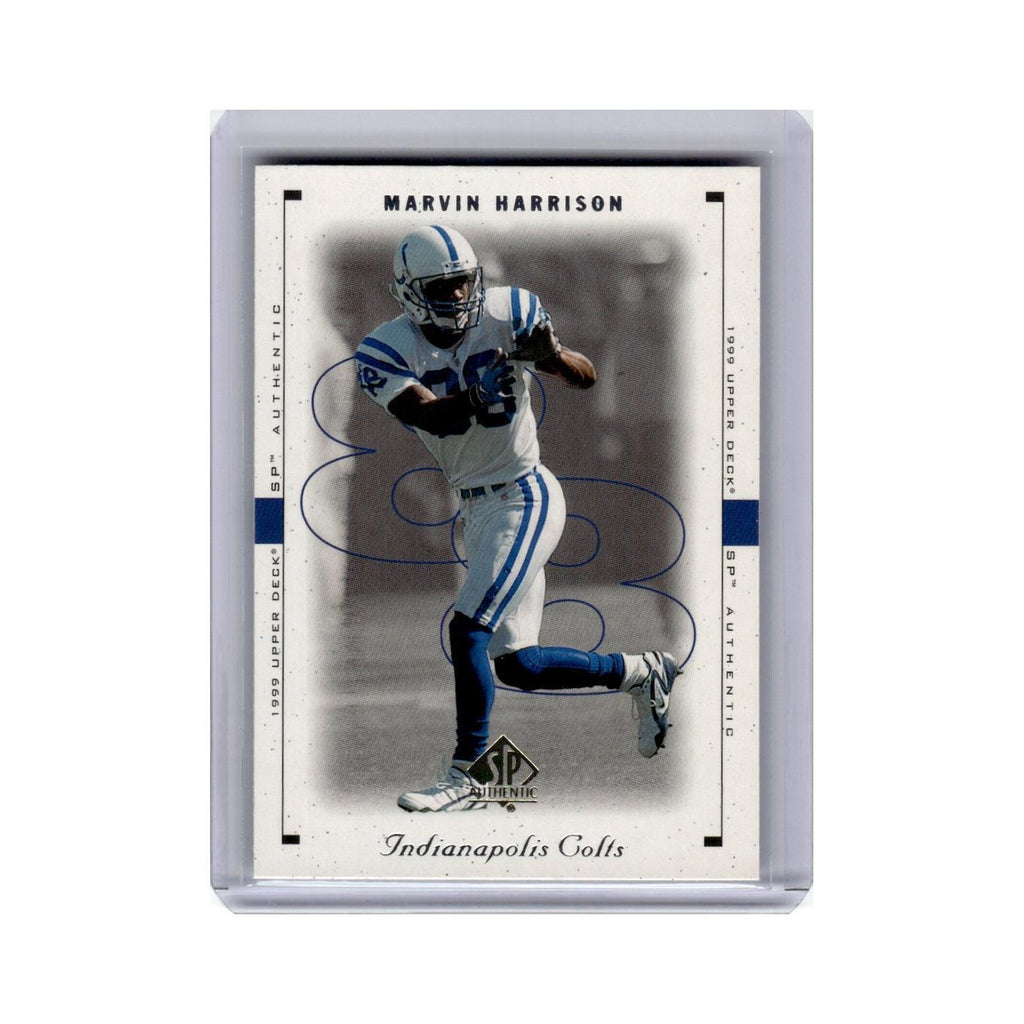 Marvin Harrison 1999 SP Authentic #37 Indianapolis Colts Football Card NM