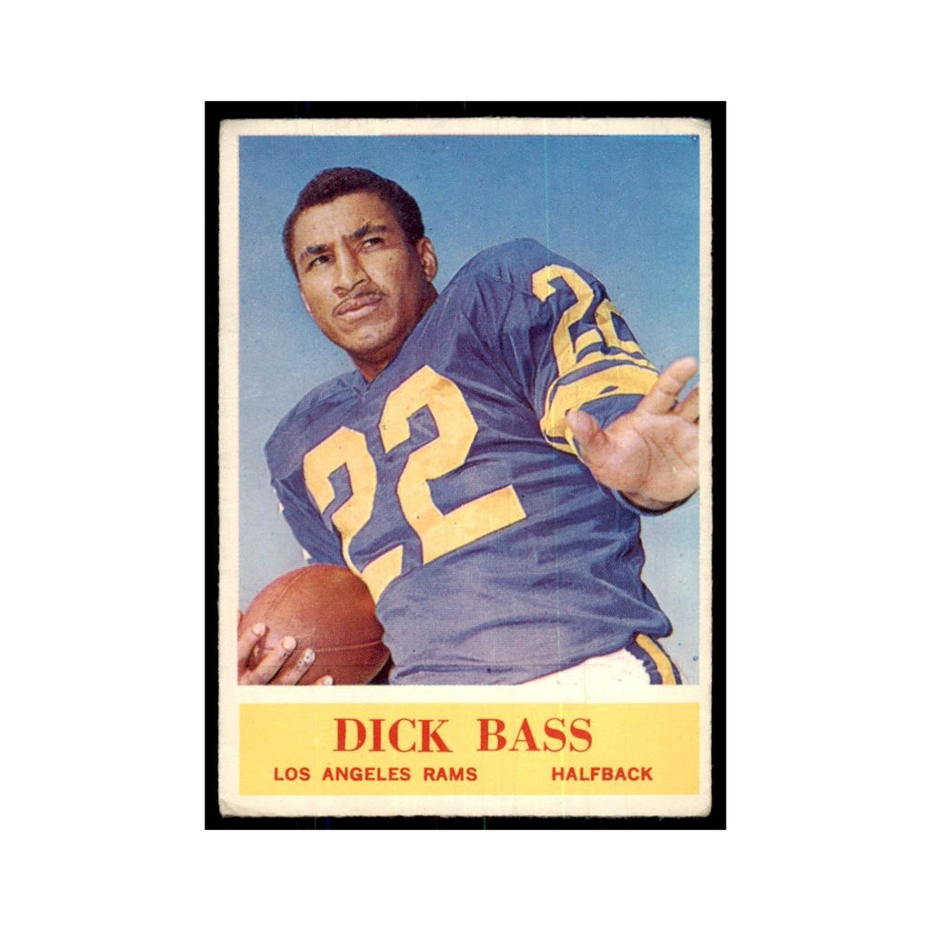 1964 Philadelphia (damaged) Dick Bass Football Cards #87