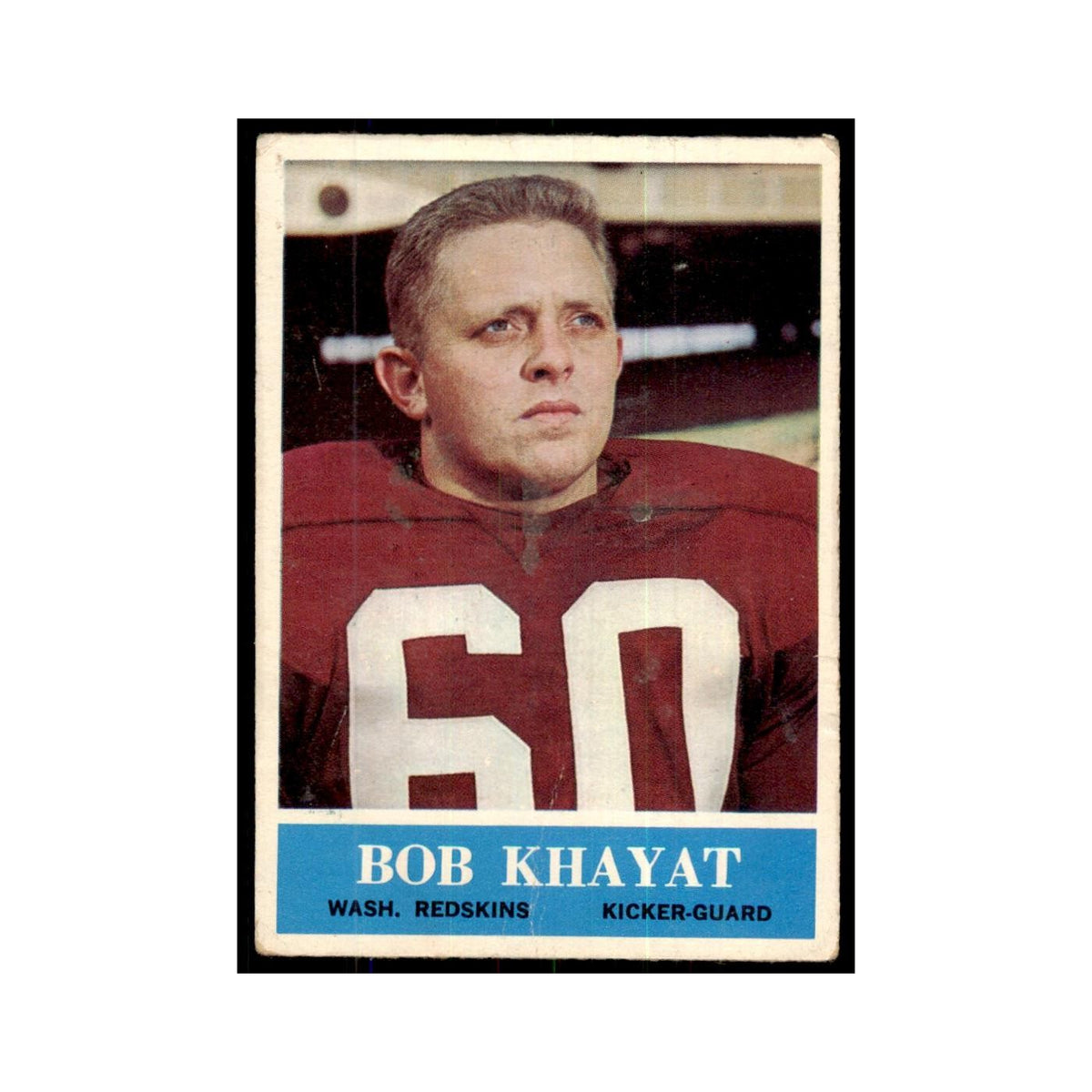 1964 Philadelphia (damaged) Bob Khayat Football Cards #187