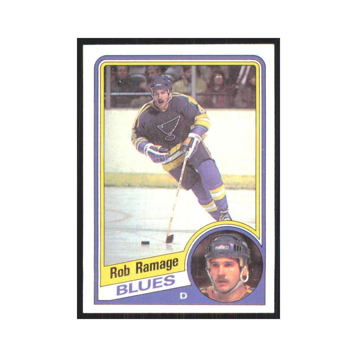 1984 Topps Rob Ramage St. Louis Blues #134