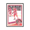 1984 Topps Eddie Johnstone Detroit Red Wings #43
