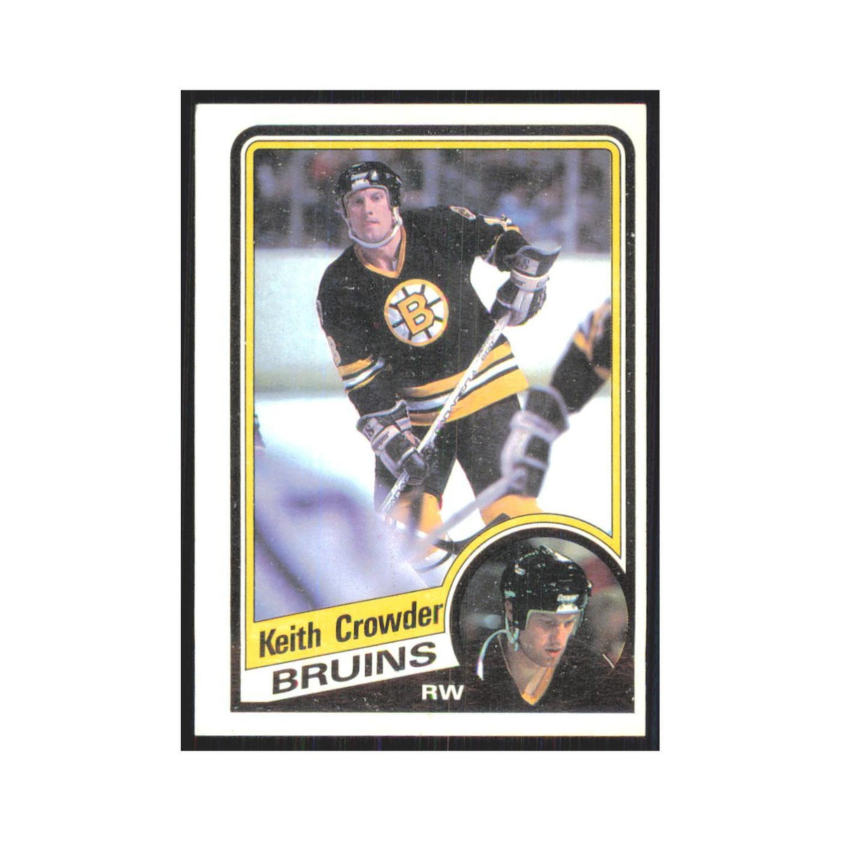 1984 Topps Keith Crowder Boston Bruins #2